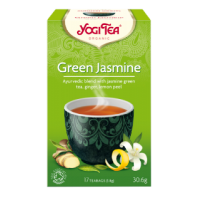 BIO Yogi Tea Зелен с жасмин 17 пакетчета